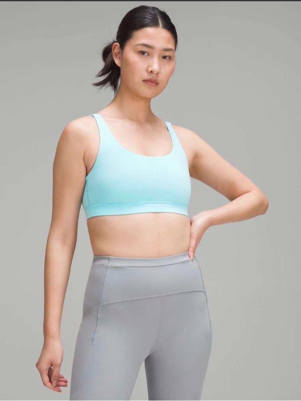 Lululemon Energy Bra *Medium Support, B–D Cups - Cyan Blue